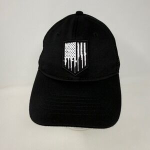 Grunt Style Rifle Flag Mesh Hat Black Patch Trucker Hat Snapback Cap